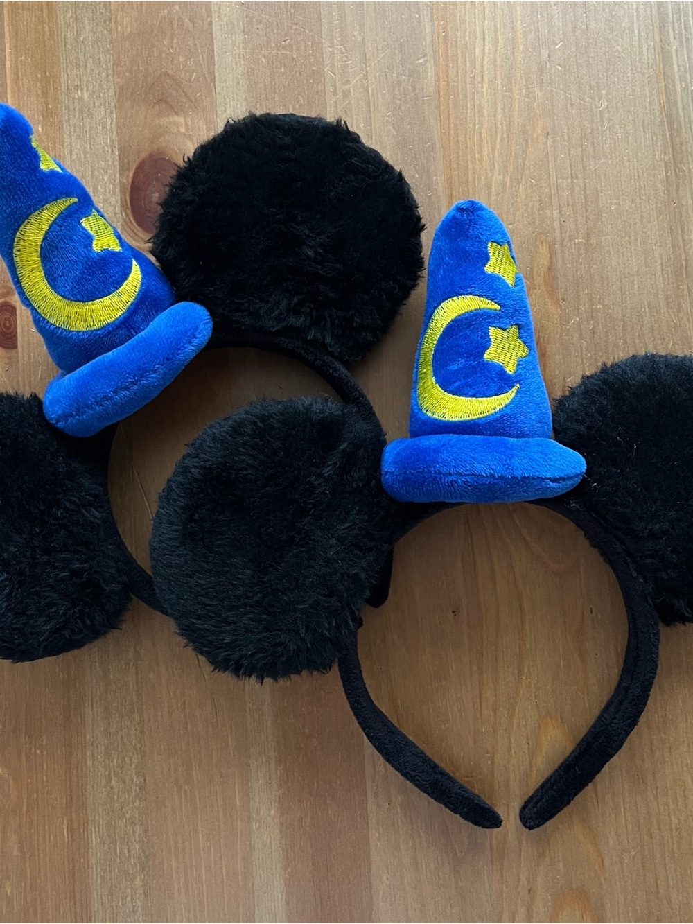 Blue Wizard Mouse Ear Headband Costume Accessory Set of 2